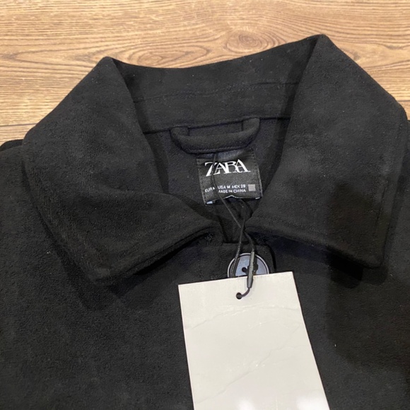 Zara Women Faux Suede Jacket (M)NWT - Picture 5 of 6